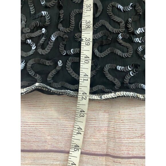 Vintage Laurence Kazer Women's Full Sequin 80's Dress - XL - Picture 4 of 11